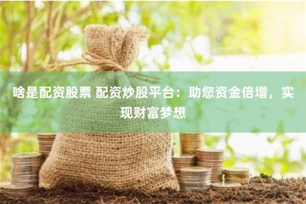 啥是配资股票 配资炒股平台：助您资金倍增，实现财富梦想