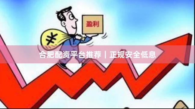 合肥配资平台推荐｜正规安全低息
